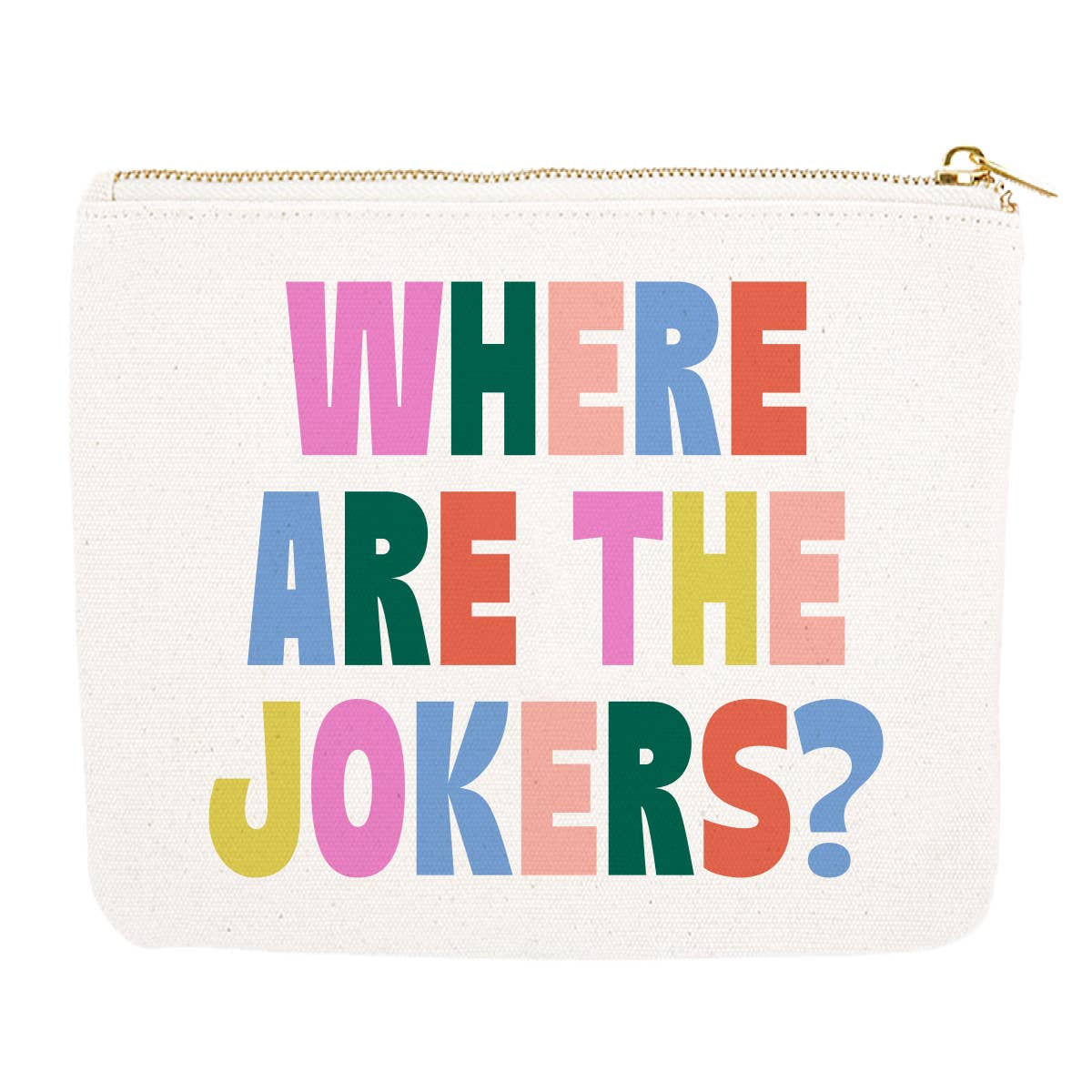 Mahjong Zipper Pouch - Where Are The Jokers
