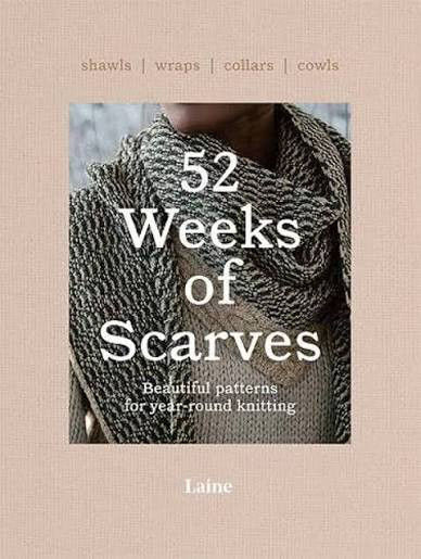 Thumbnail: 52 Weeks of Scarves - by Laine (Paperback)