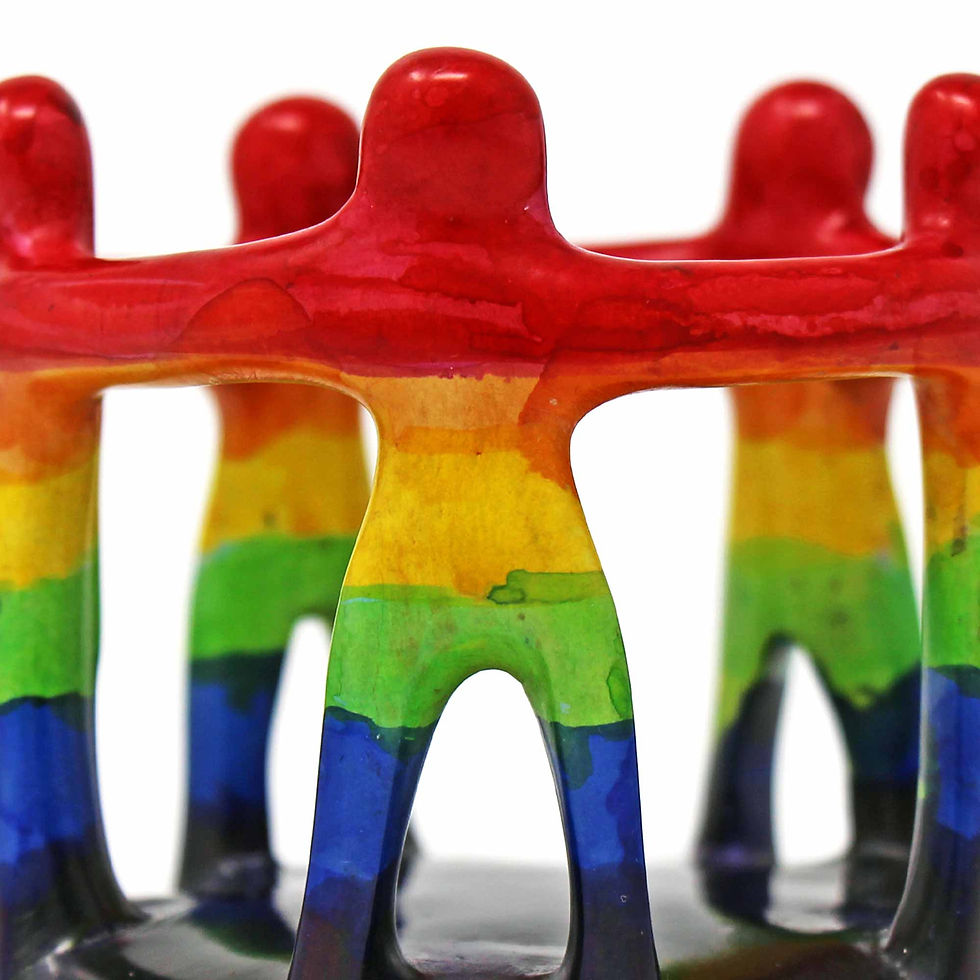 Thumbnail: Rainbow Circle of Friends Candle Holder