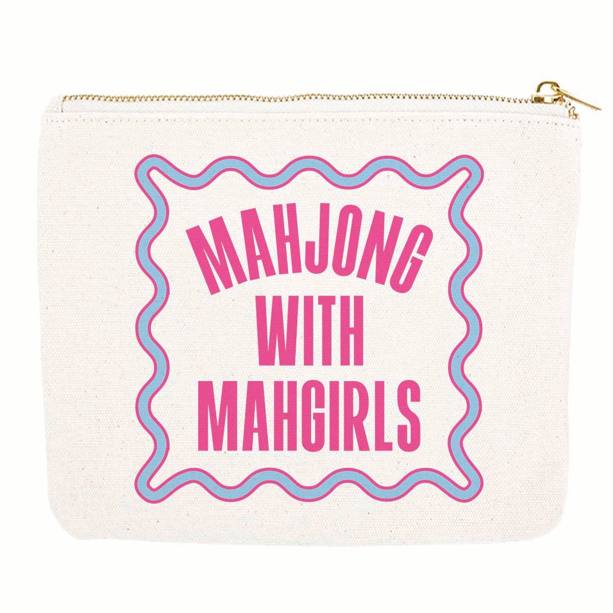Mahjong Zipper Pouch - Mahjong With Mahgirls