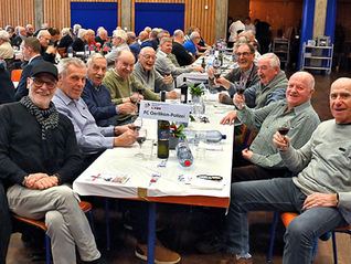 Die Vertreter des FCOP beim gemütlichen Teil