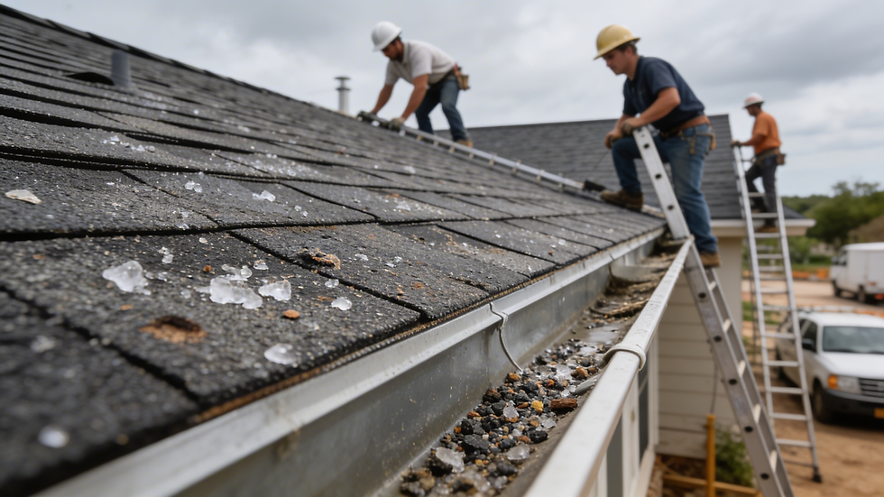 Signs of Hail Damage on Your Roof in Waco and Temple