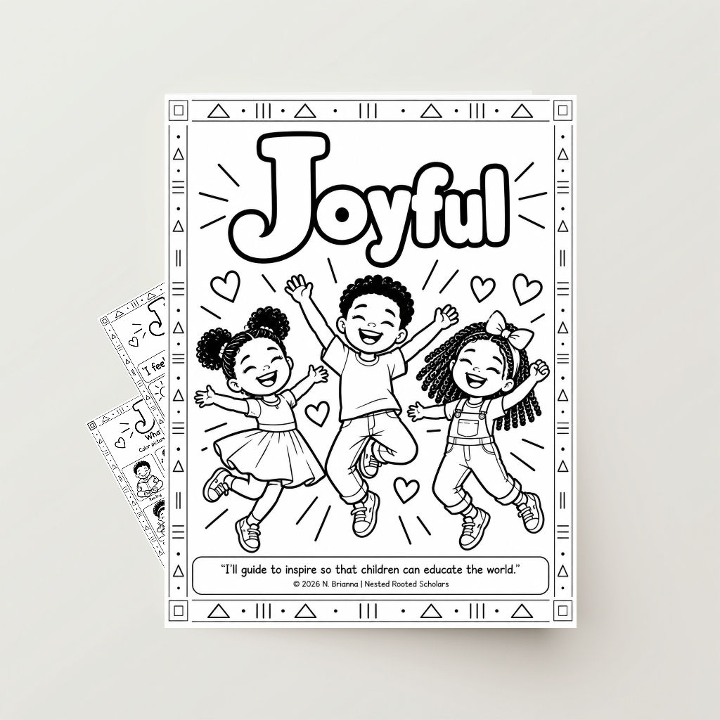 I am Joyful | Literacy Activity