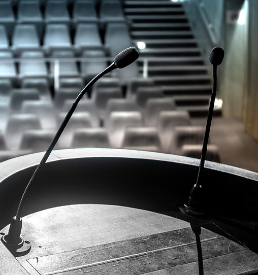 Conference Podium View