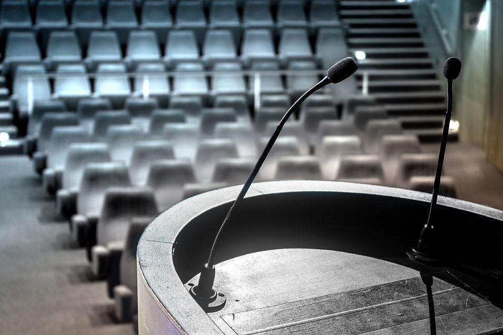 Conference Podium View