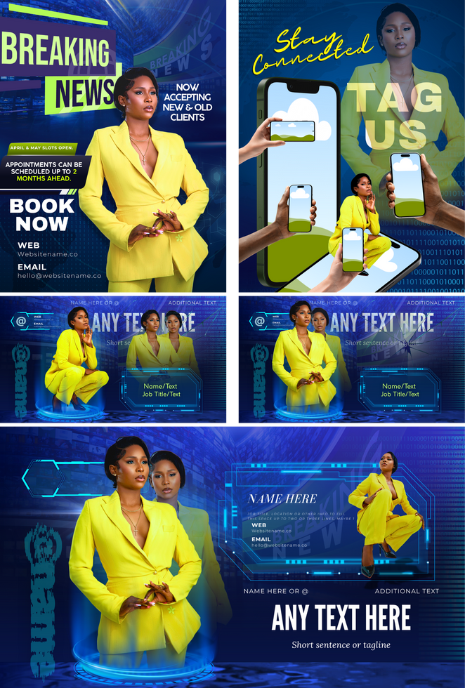 Breaking News campaign templates Canva Pro, high-impact marketing layouts for social media and print