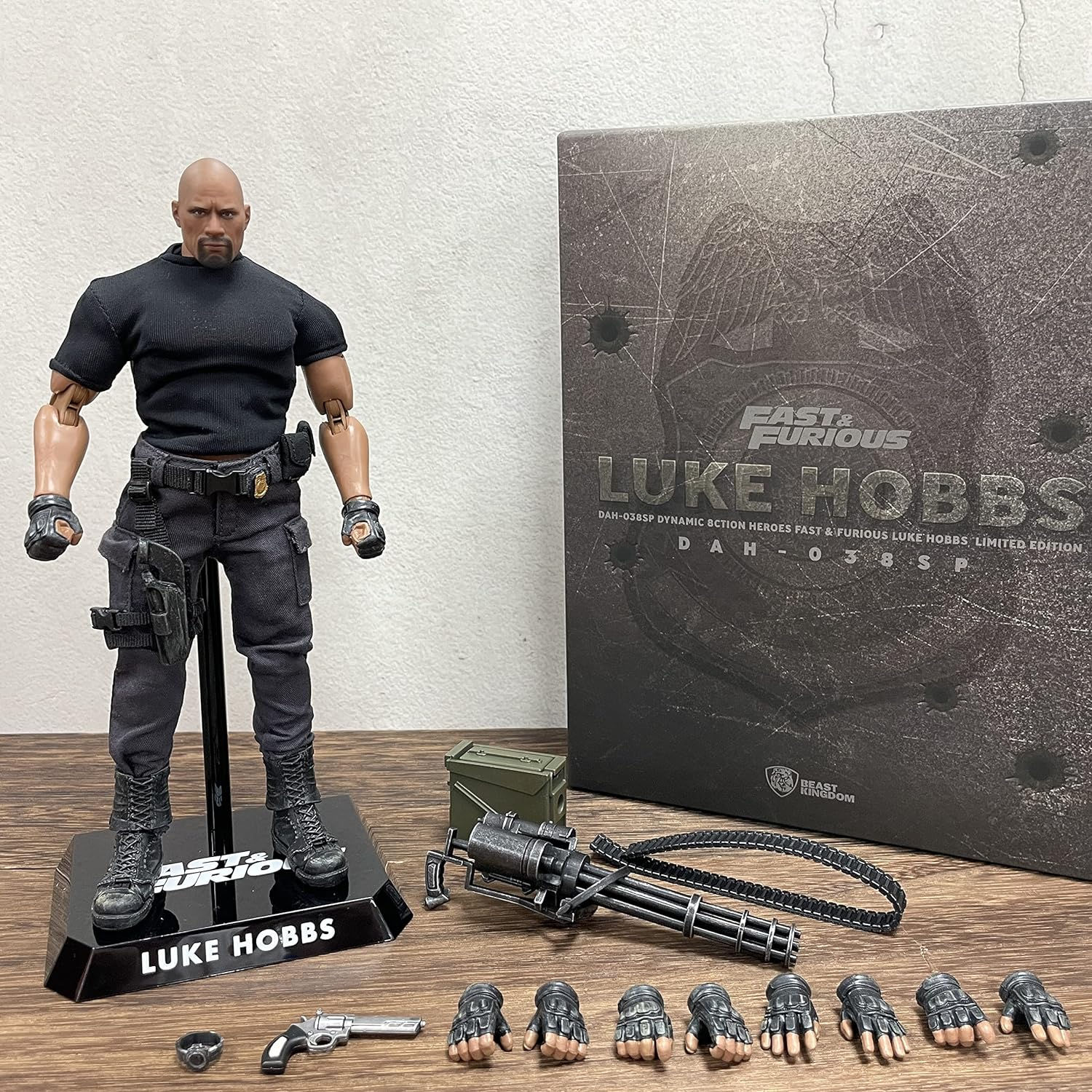 The Rock Action Figure As Luke Hobbs Limited Edition Fast and Furious - Model DA
