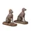 Thumbnail: Cast Iron Hound Pair