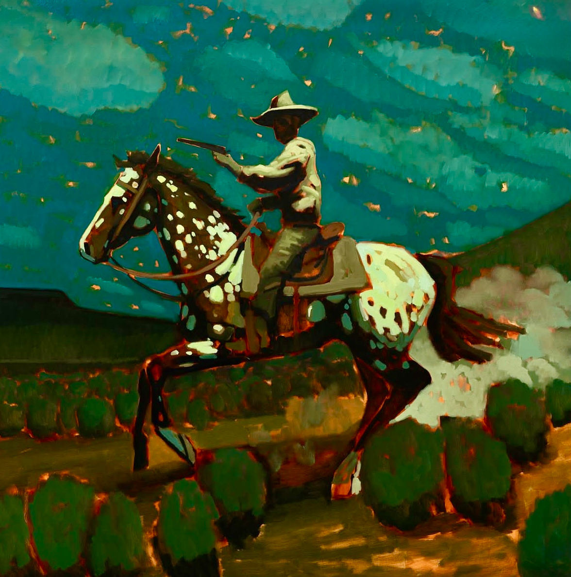 Signed Limited Edition Jeff Weir “New Trail” 36”x36” Canvas #16/31
