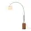 Thumbnail: Arc Floor Lamp Tambo 86" Ash Brass Linen