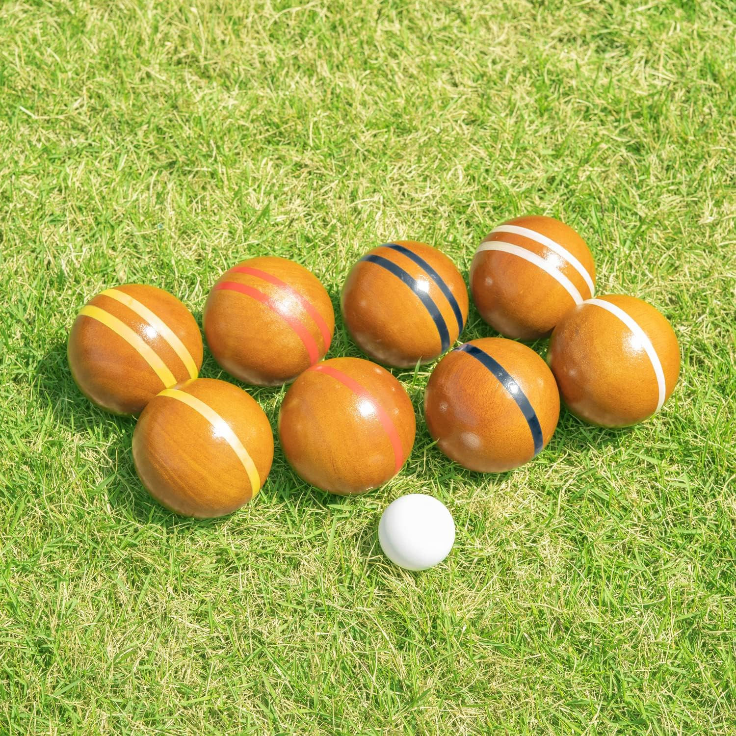 Wooden Bocce Ball Set