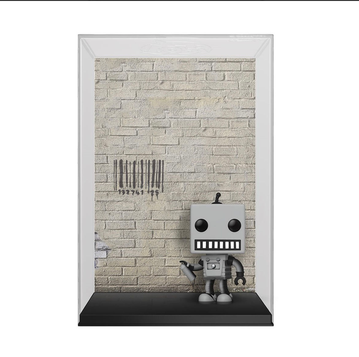 Banksy- Brandalised Tagging Robot Funko Pop! Art Cover Figure with Case #02