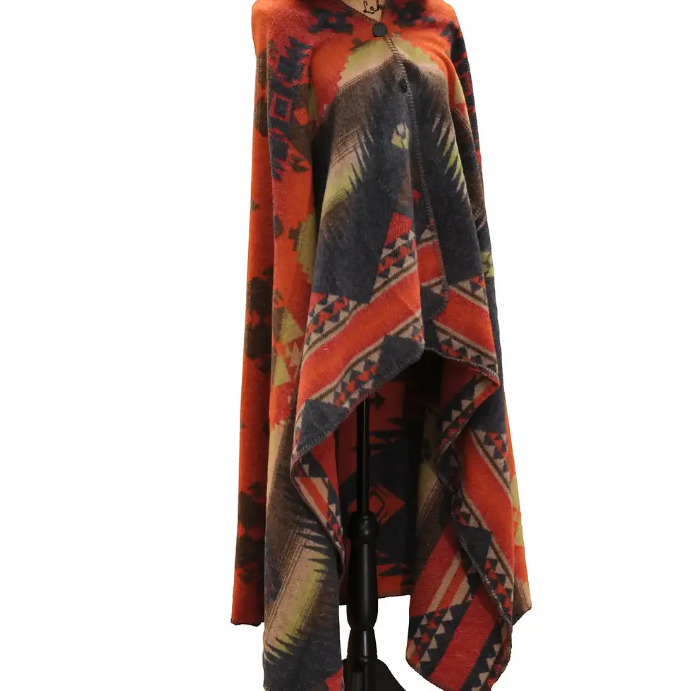 Wooded River Socorro Hooded Throw