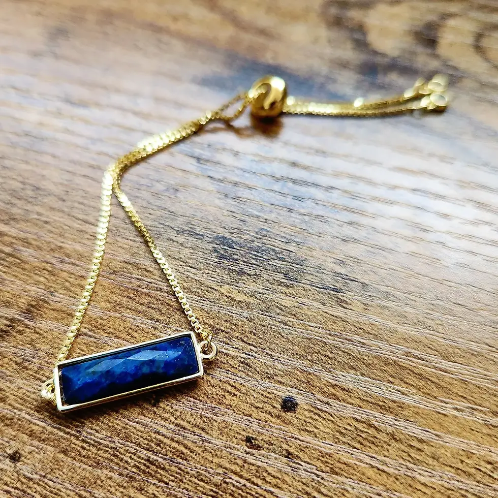 Lapis Adjustable Bracelet