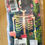 Thumbnail: Rachel Zoe Halloween Decoration Skeleton Floral Kitchen Towel / Hand Towel Set 3