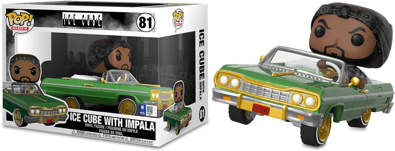 Funko Pop! Rides: Ice Cube in Impala, Multicolor