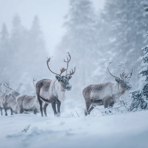 Reindeer in Northern Norway