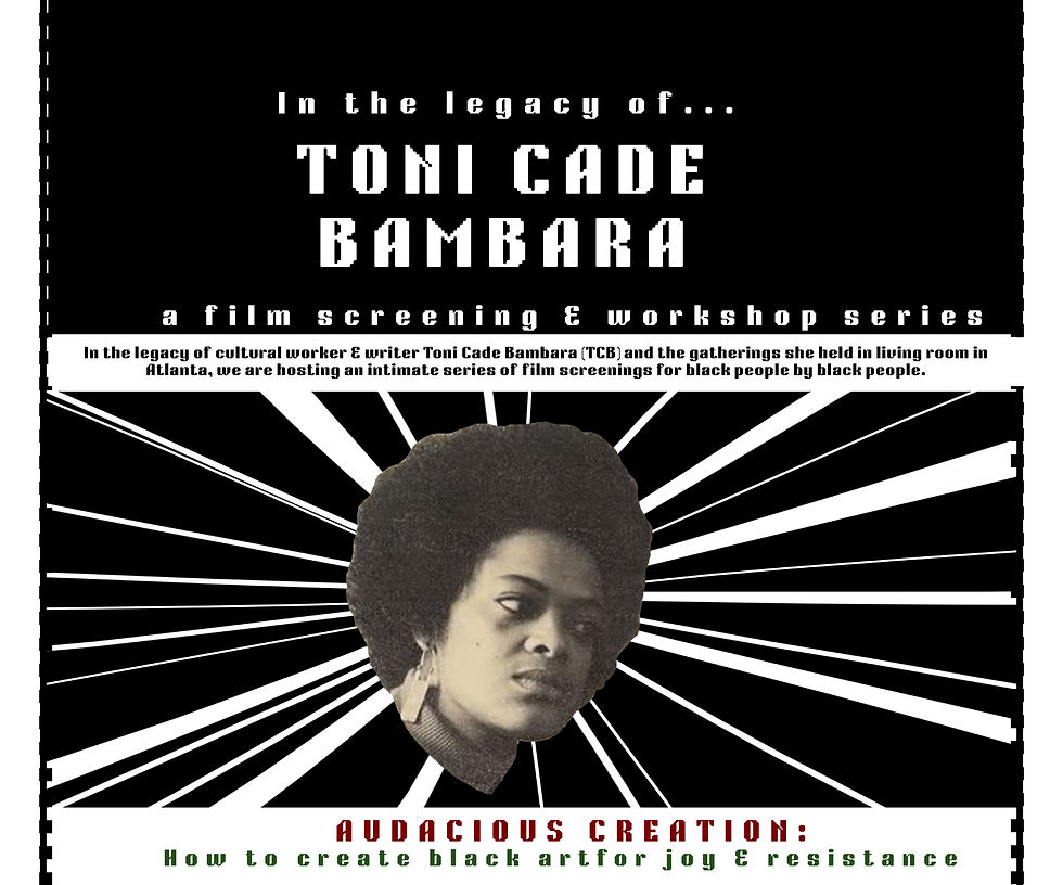 In the Legacy of Toni Cade Bambara #1