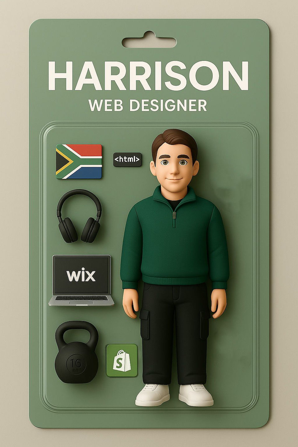 Harrison Taylor AI Doll