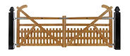 Louth pedestrian side gate green