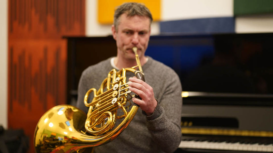 French Horn player Evin O'Meara