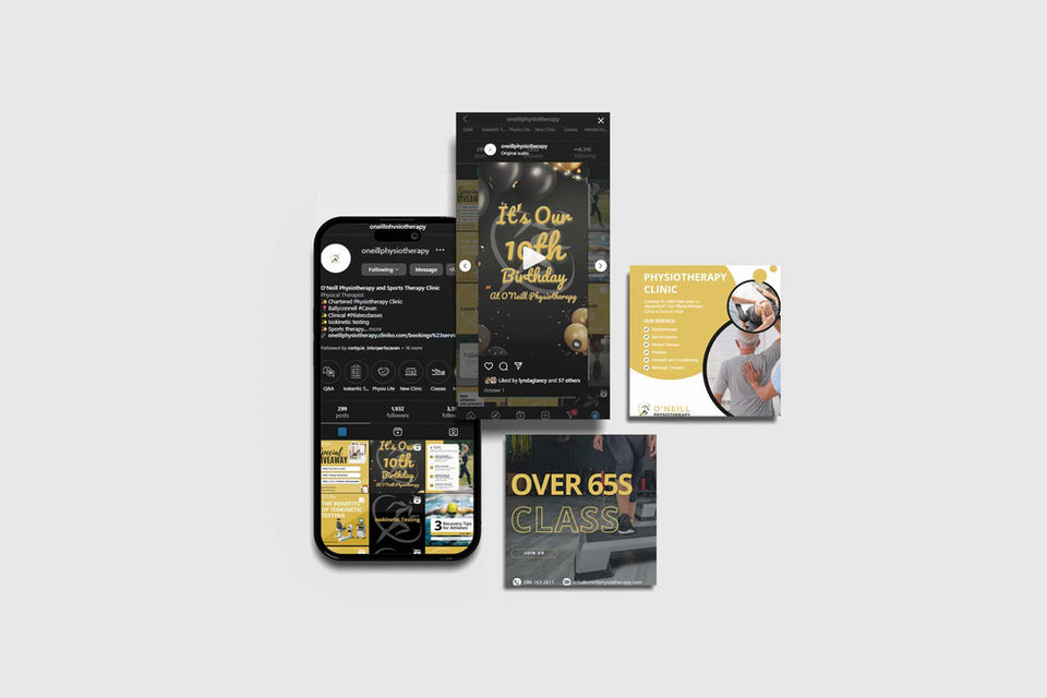 O'Neills Physiotherapy Social Media Marketing