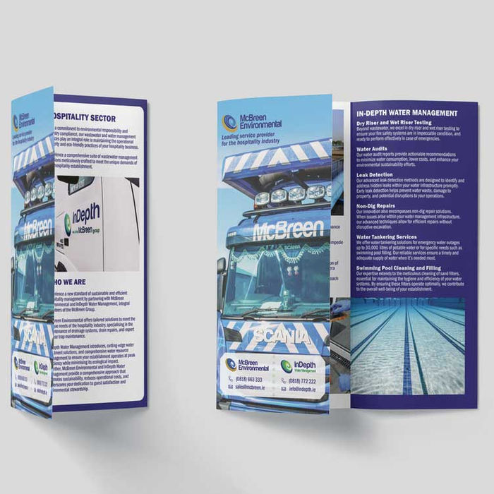 A4 Folded Brochure Design