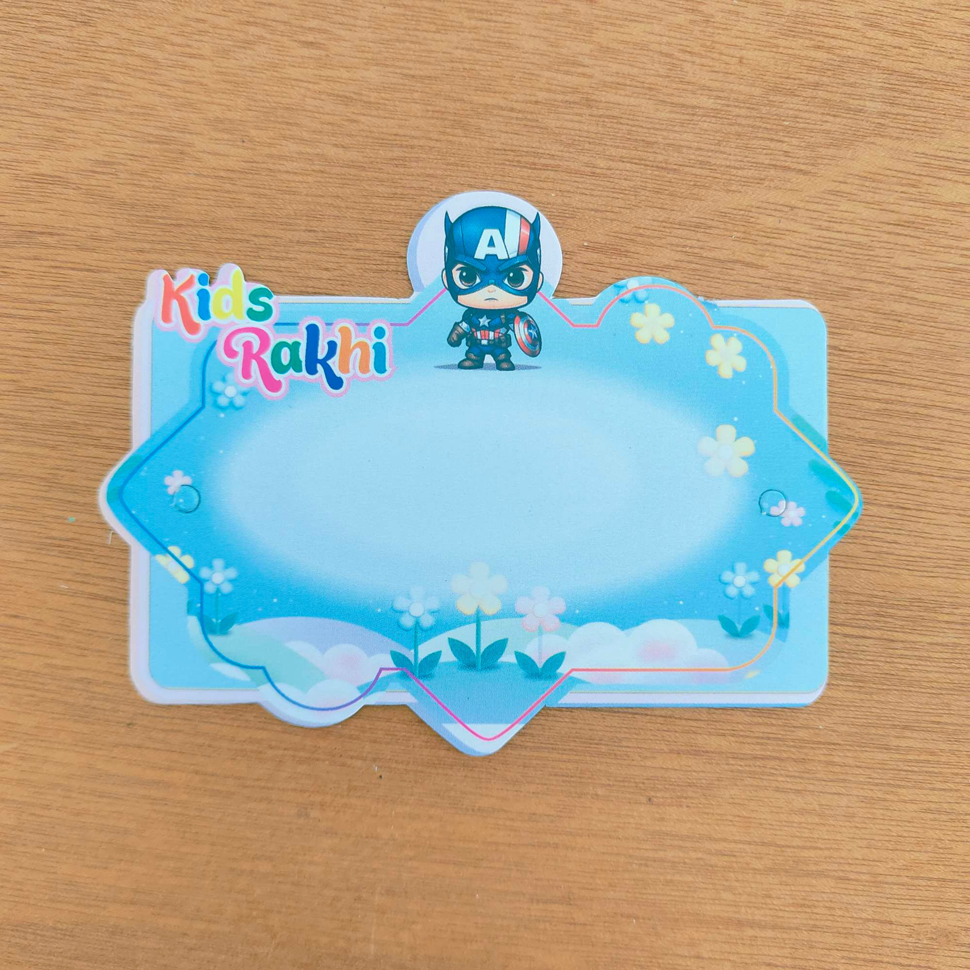 Kids Rakhi Packing Cards with plastic cover -Pack of 20