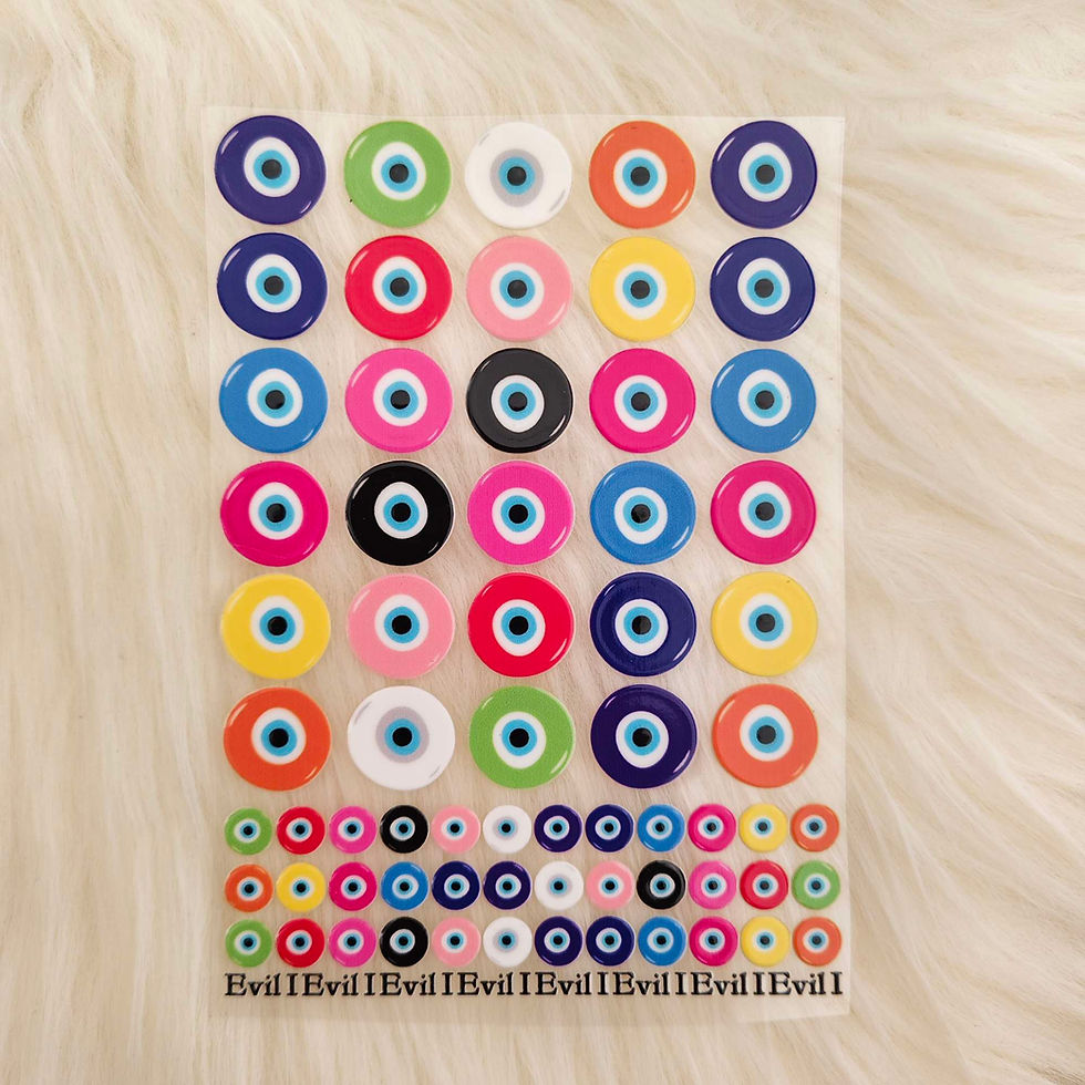 Thumbnail: Evil Eye UV DTF  Stickers - A6 Size Sheet