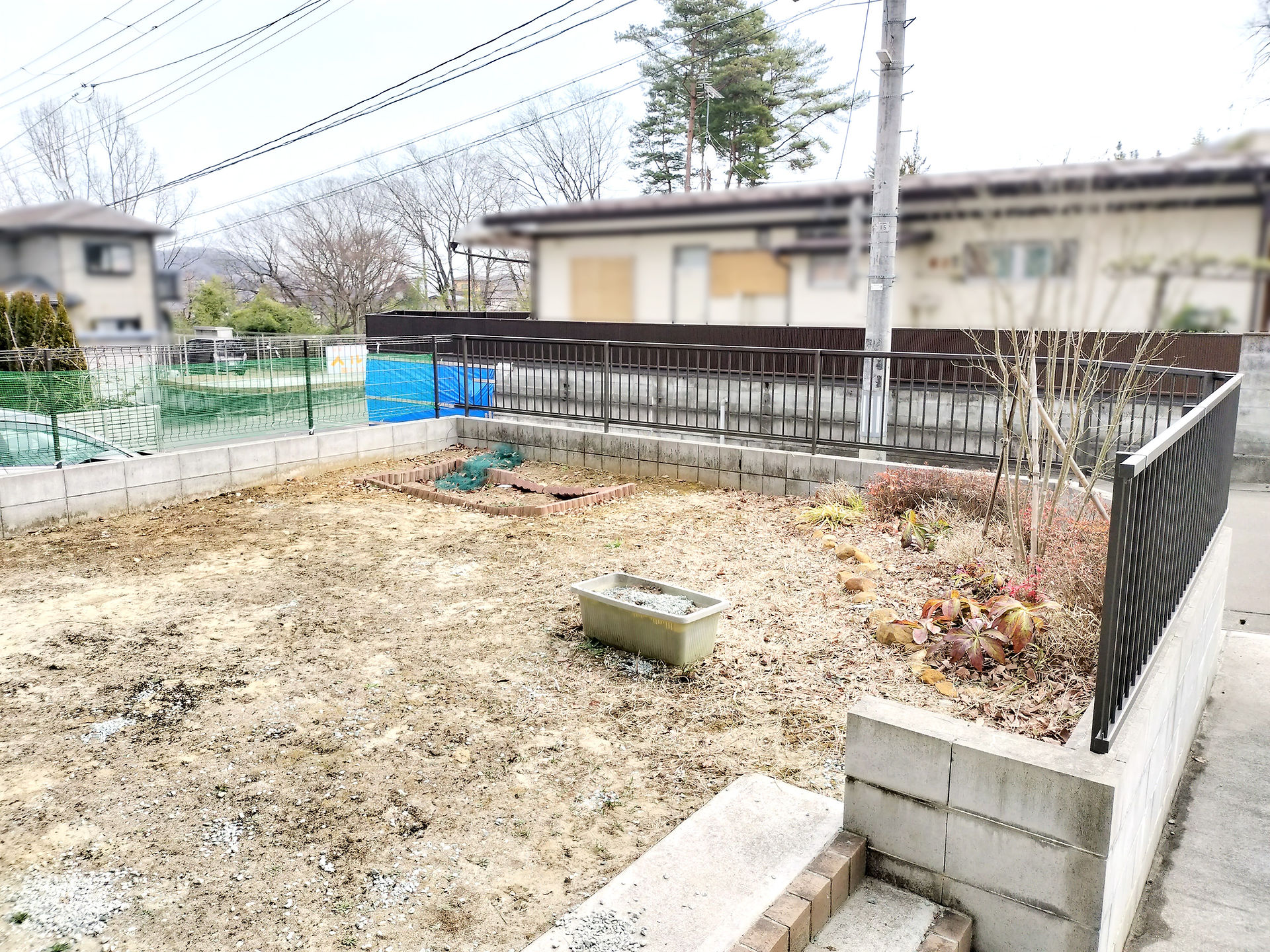 施工前のお庭