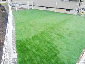 Case10：仙台市 外構工事｜園児たちがのびのび遊べる人工芝の広場