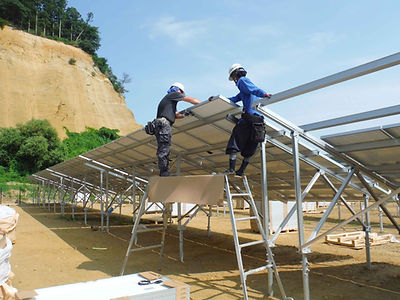 太陽光発電工事イメージ