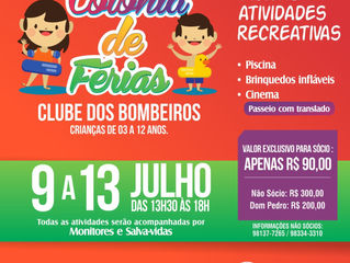 Colônia de Férias no Clube dos Bombeiros