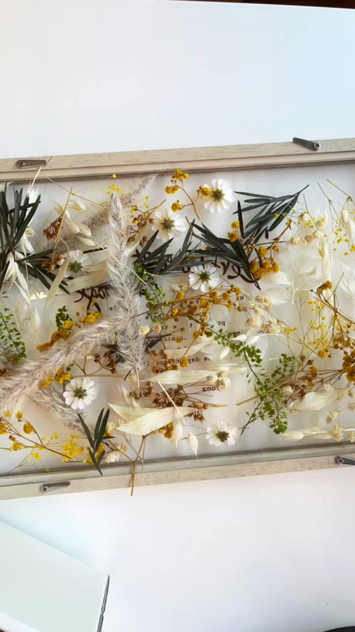 サムネイル： Pressed flower 結婚証明書