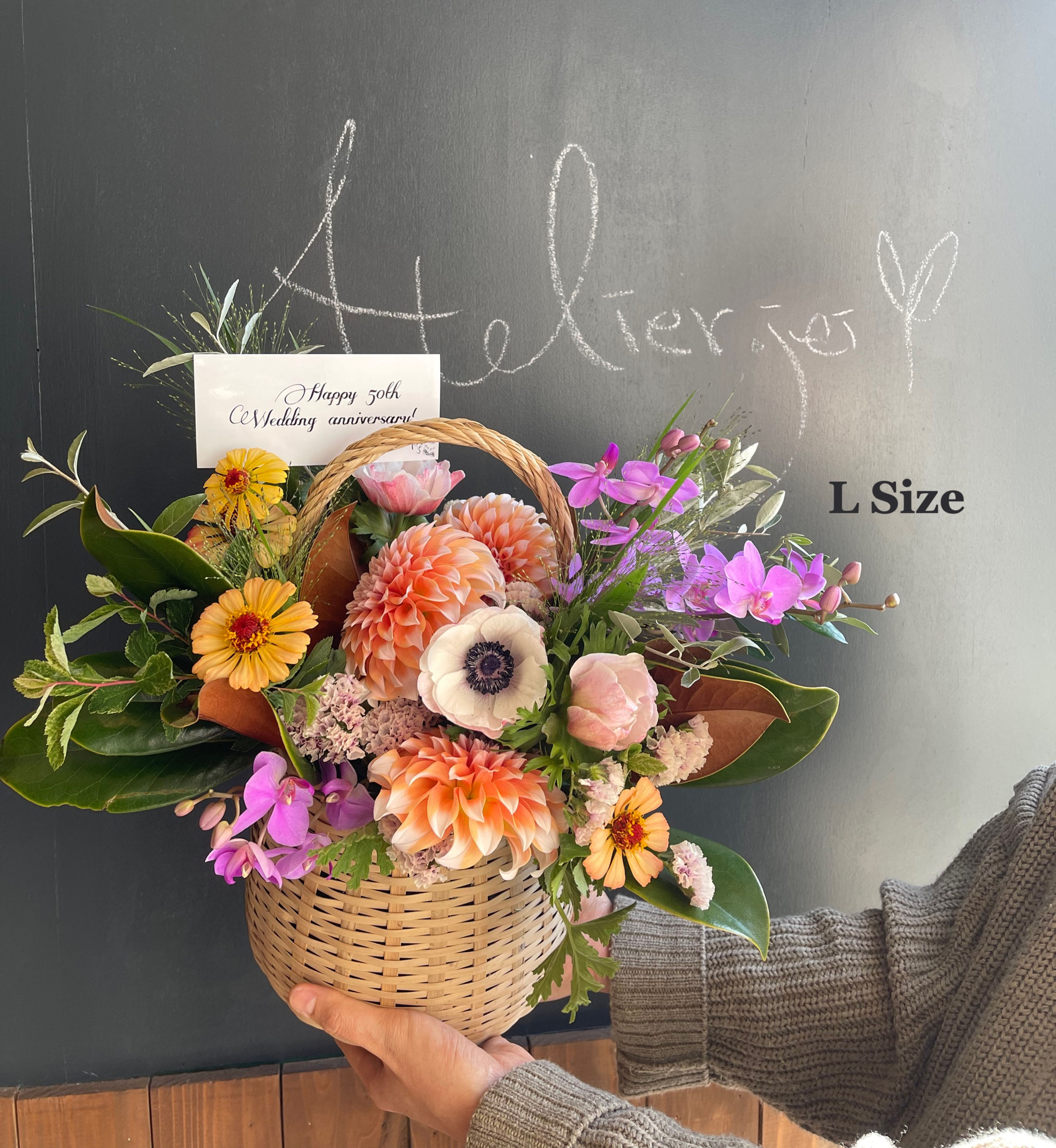 Fresh flower arrangement