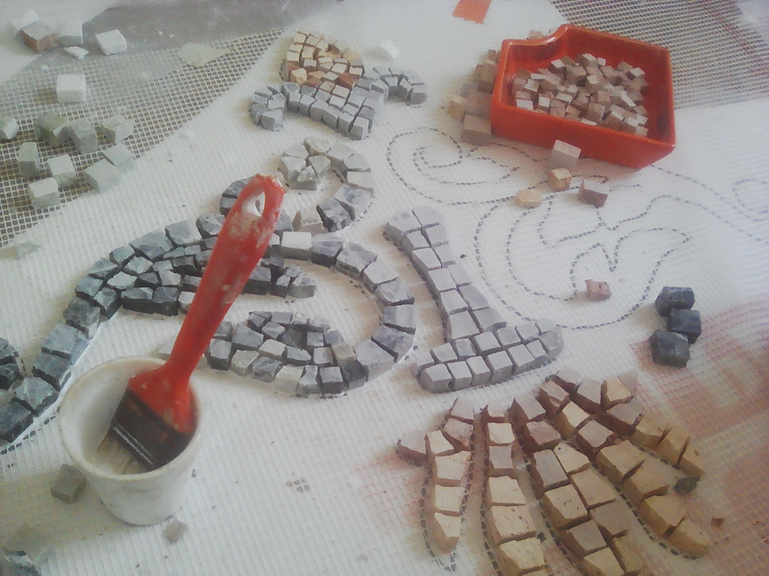 Travail en amont à l'atelier