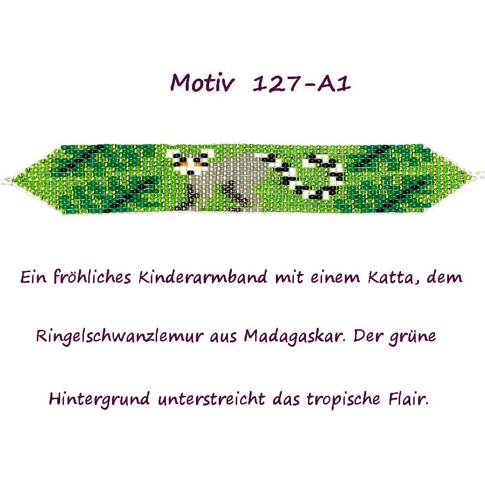 Kinderarmband: Katta im Grünen - Motiv 127