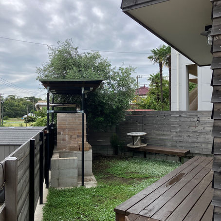 庭を楽しむスペースをつくる