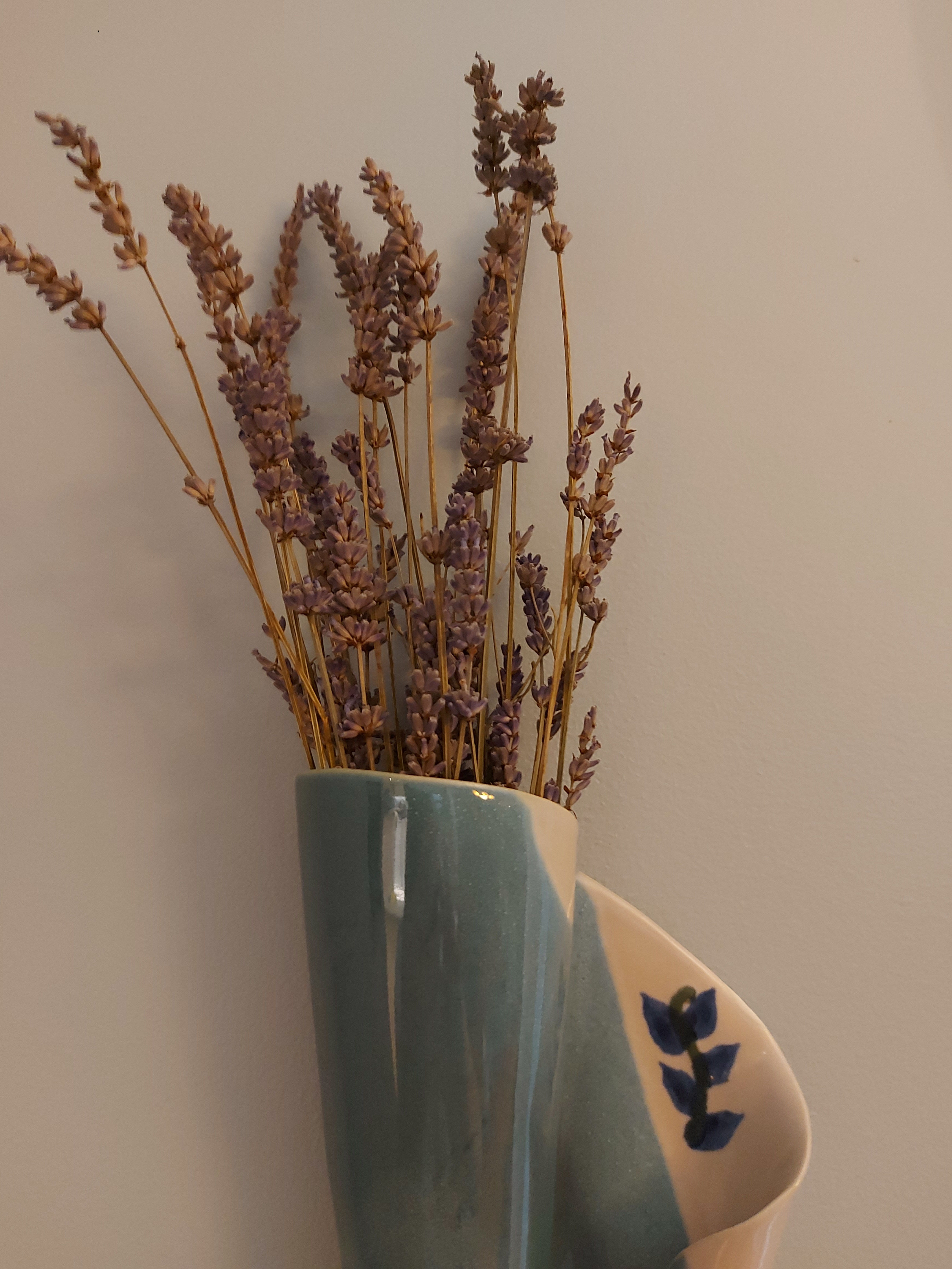 Hillborn Pottery Wall Pocket Vase