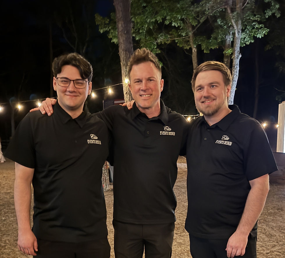 A great team of hard working guys made set up a breeze!