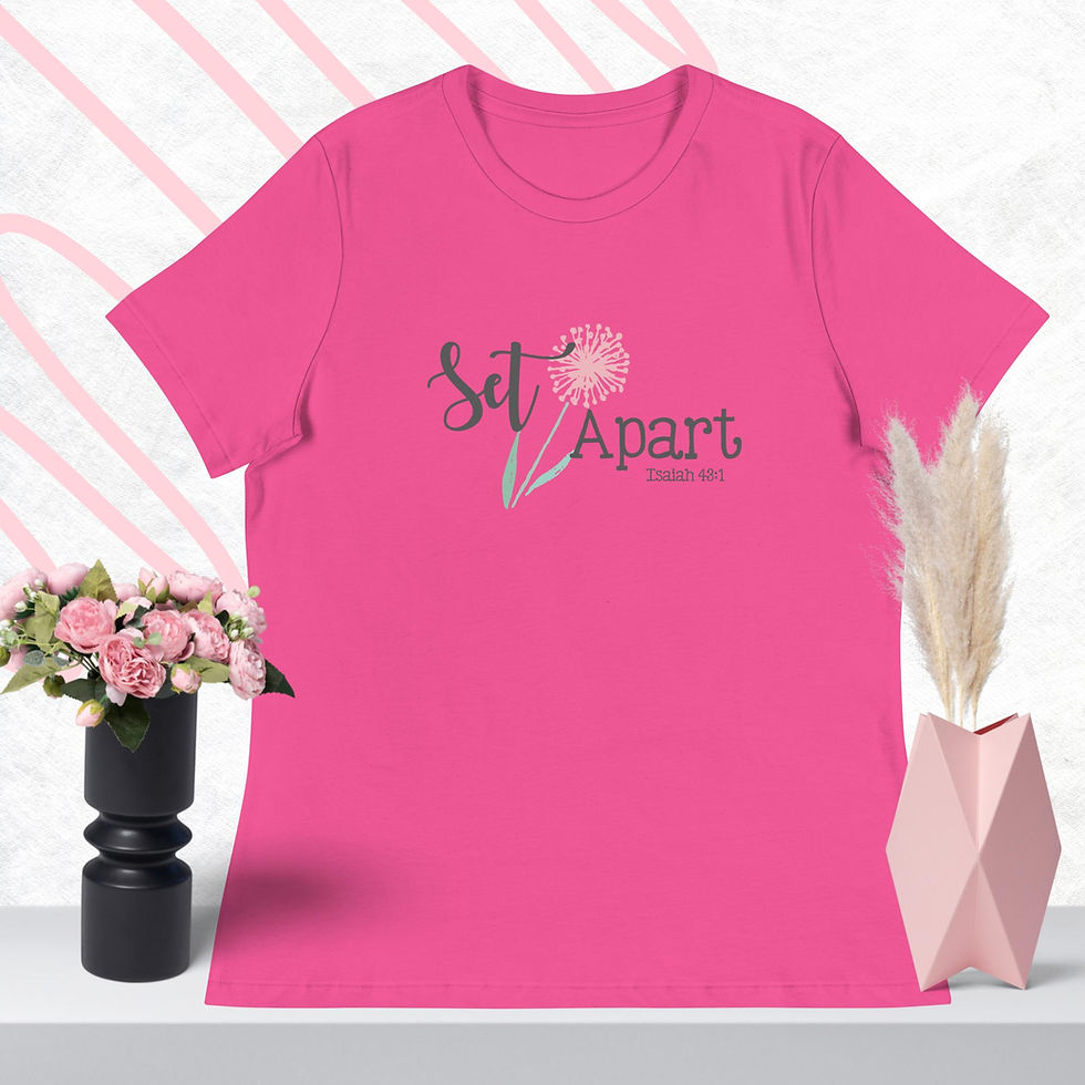 Thumbnail: Berry | "Set Apart" | Christian Shirt
