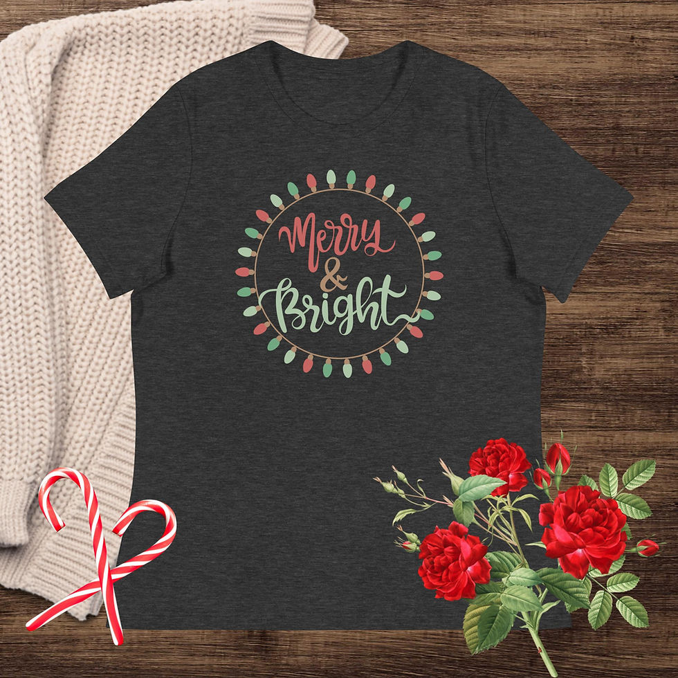 Thumbnail: Christmas Shirt | "Merry & Bright"