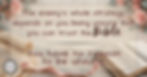 A rolled parchment scroll and an open Bible framed by soft pink flowers with the quote, "The enemy's whole strategy depends on you being unsure that you can trust the Bible. You have no reason to be unsure."