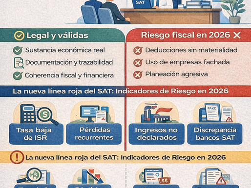 Planeación fiscal vs. evasión: ¿dónde traza el SAT la línea roja en 2026?