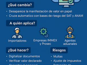 Nueva Manifestación de Valor Electrónica (MVE) 2026: qué cambia, a quién aplica y cómo deben prepararse los importadores