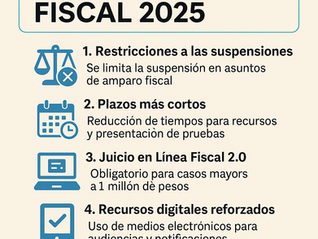 México actualiza las reglas de controversia fiscal: menos suspensiones y mayor digitalización
