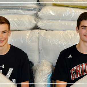Family more than quadruples pillow donations to BCH