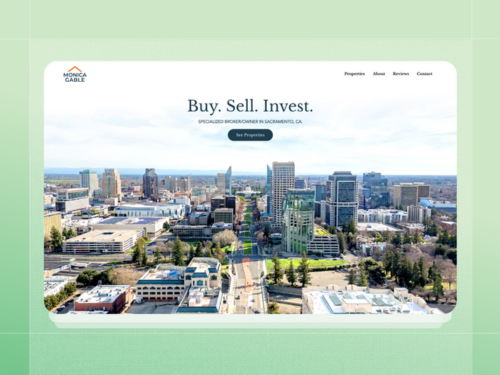 Monica requested a Wix Studio website to better showcase her real estate properties. This airbnb look and feel website met her expectations.