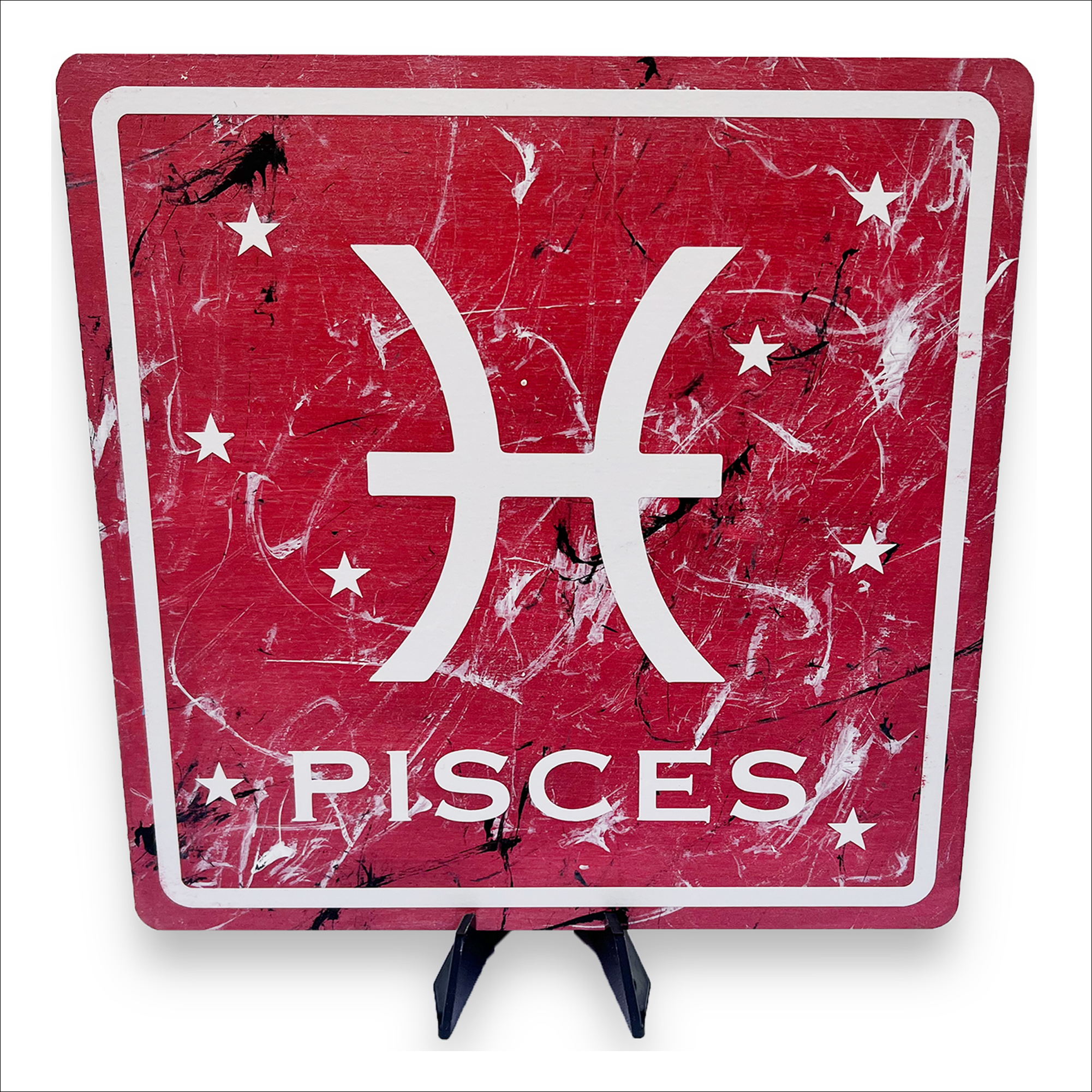 Red League Pisces Standster (front) (On stand)