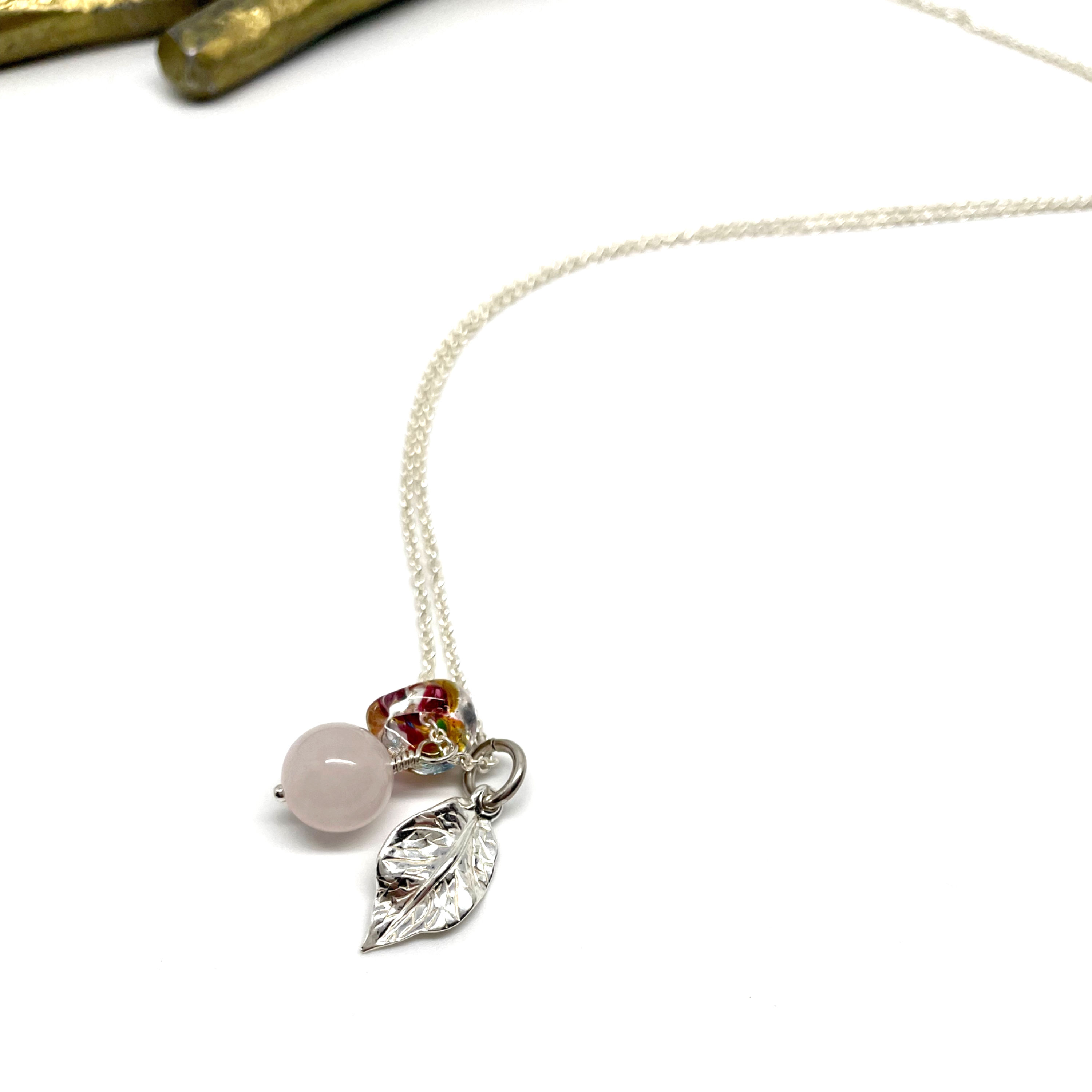 Trinket XLong Rose Quartz Necklace